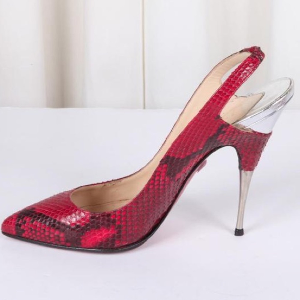 Christian louboutin snake skin “Twist to chat” - Picture 2 of 12